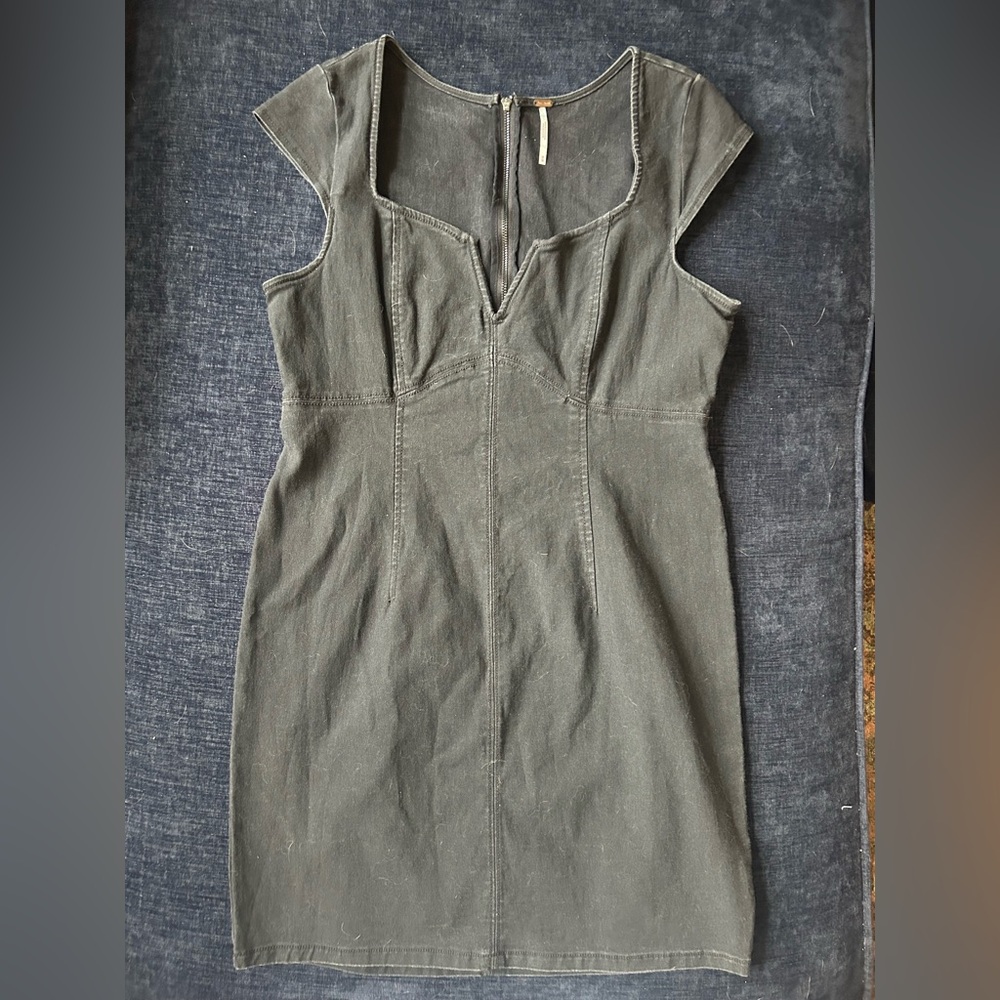Black Denim Dress
